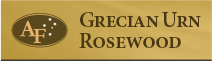 Grecian Urn Rosewood Half Couch